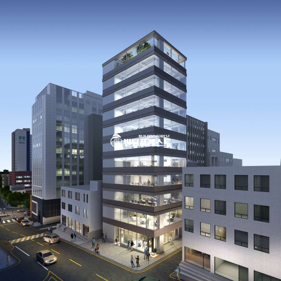 서울 강남구 논현동 전용307평 지하2층~지상10층!!! 강남구청역 초역세권 준공 7월 예정 월세 매물번호 10102 사진 1